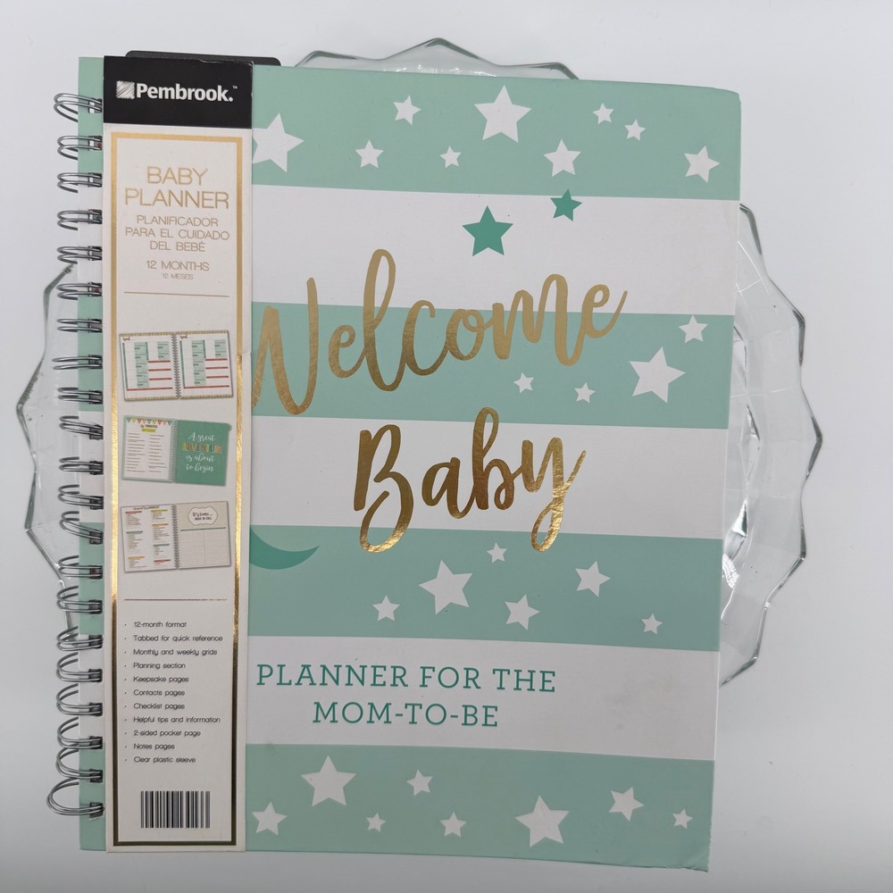 Pembrook Baby Planner Journal Mom To Be Pregnancy‎ Tracker 12 Months